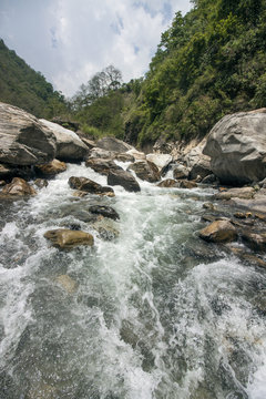 Landschaft Nepal Fluss 