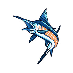 Fishing Mascot Design Vector