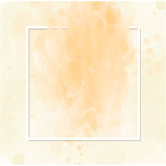 watercolor background spot vector yellow
