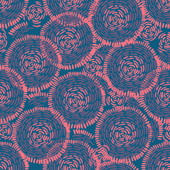 Abstract Ikat and boho style handcraft fabric pattern. Traditional Ethnic design for clothing and textile background, carpet or wallpaper