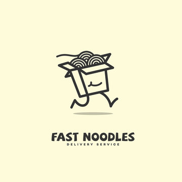 Fast noodles logo