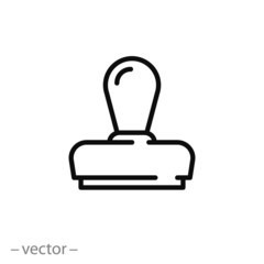 Stamp icon vector