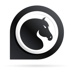 horse in the map point