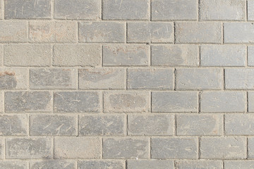 texture of a laid down rectangular paving stone