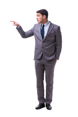 Businessman isolated on white background