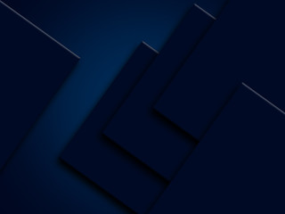 Fototapeta premium Blue stack paper material layer background 