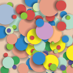 Multicolored balls. Background for banners and flyers