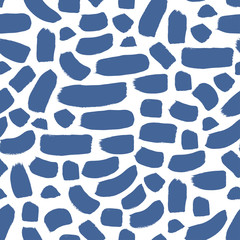 Brush strokes seamless pattern