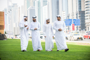 Group of businessmen in Dubai