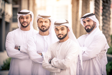 Group of businessmen in Dubai