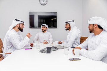 Group of businessmen in Dubai