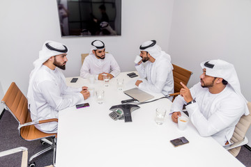 Group of businessmen in Dubai