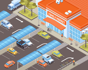 Isometric Transport Illustration
