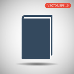 Book Icon. Vector illustration eps 10