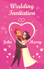 Cartoon Wedding Invitation