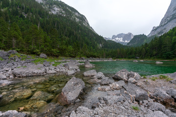 Gosaulacke mit Dachsteinmassiv