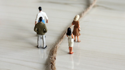 The concept of discrimination between men and women. 