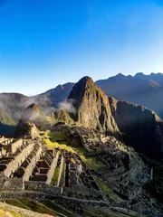 Crédence de cuisine en verre imprimé Machu Picchu Cuzco, Pérou - Mai 2015 : Machu Picchu, &quot la cité perdue des Incas&quot , un ancien site archéologique dans les Andes péruviennes