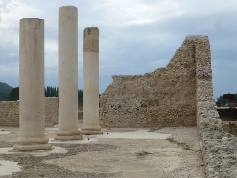 Alcala de Henares en Madrid ( España) Ciudad romana de Complutum