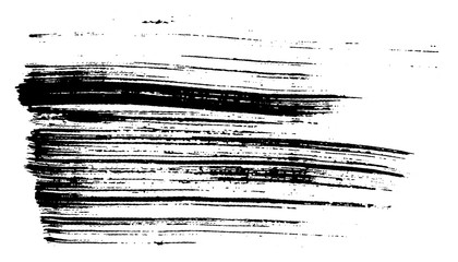 Vector Grunge Ink Dry Brush Dash Texture On Paper