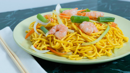 Shrimp and Noodles