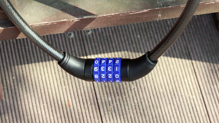 Bicycle chain that can be opened by password.