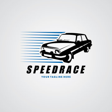 Speed Race Logo Design Template
