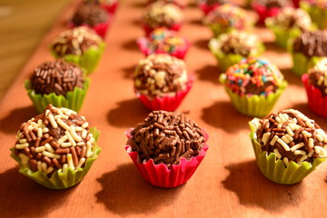 brigadeiro, chocolate candy