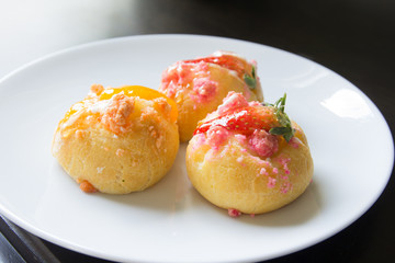 Delicious choux cream