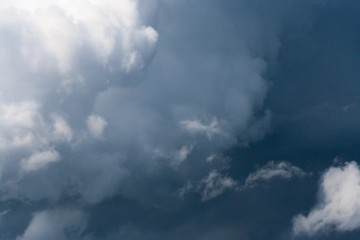 Obraz premium Clouds in sky prior to storm arriving