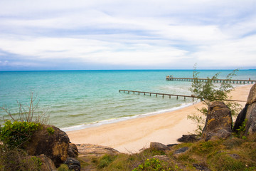 Sea view from on the hill