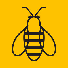 Vector bee icon