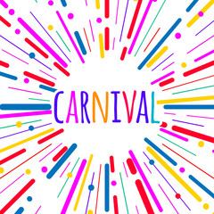 carnival, vector banner