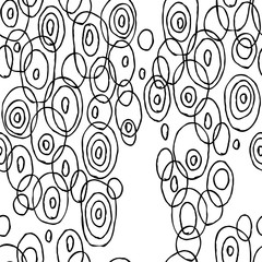 hand drawn abstract seamless vector pattern