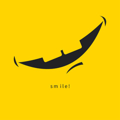 Yellow smiley, open mouth