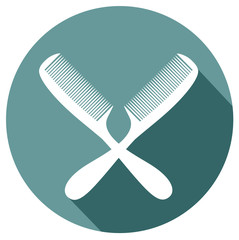 Comb flat design icon vector eps 10