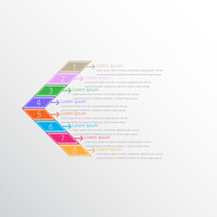 Vector infographic templates used for detailed reports. All 8 topics.