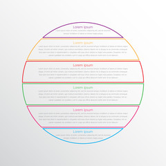 Vector infographic templates used for detailed reports. All 6 topics.