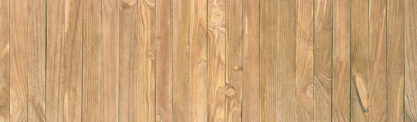 Obraz premium Vintage wooden background, shabby wood texture. Widescreen panoramic view