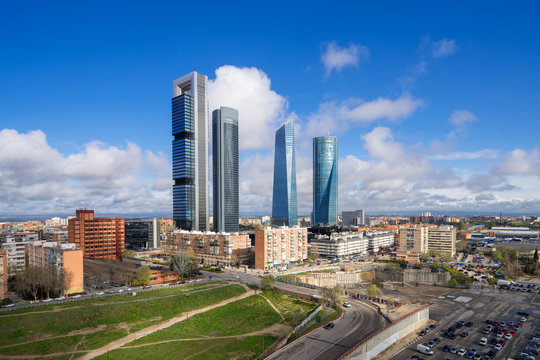 Spain financial district