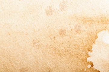 Old yellow stains on old paper