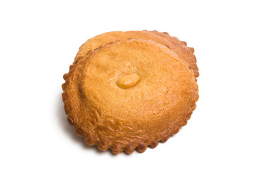Almond Dutch cookies isolated