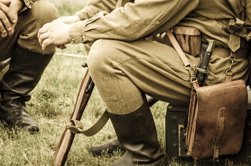 Weapons and ammunition of the Second World War.