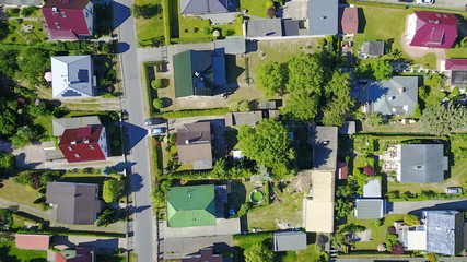 Drohne Wohngebiet