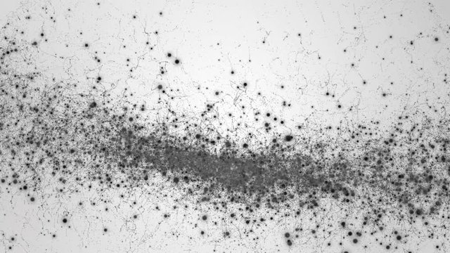 Abstract black glitter sparcles dust flying. 