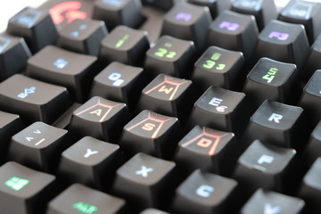 WASD Logitech Tastatur Leuchtend