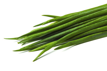 Feathers of green onions