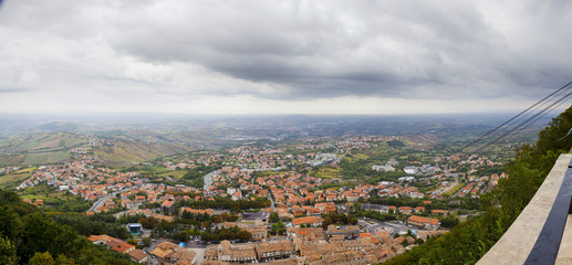 panorama landscape san marino