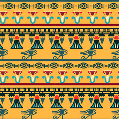 Egyptian seamless pattern.