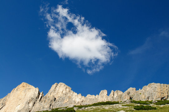 Rosengartengebiet in den Dolomiten